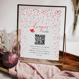 Diaper Fund Sign Cash Gift Baby Shower Sign