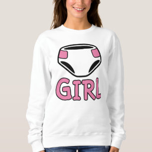 DIAPER GIRL SWEATSHIRT