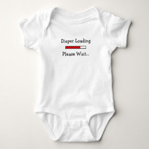 Diaper Loading... Baby Bodysuit