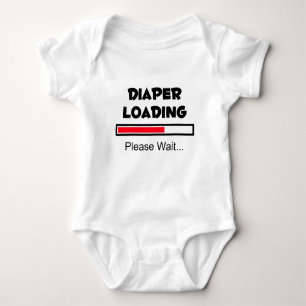 Diaper Loading - Please Wait... Baby Bodysuit