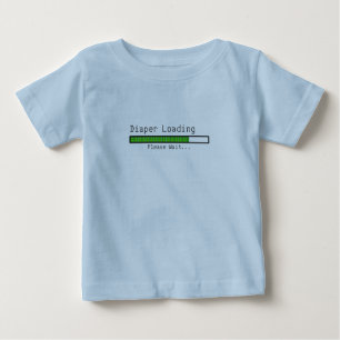 Diaper Loading. Please Wait Baby T-Shirt