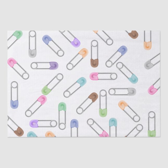 Diaper Pins Tissue Paper (Front)
