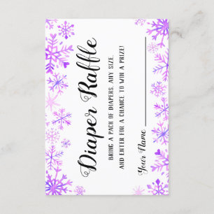 Diaper Raffle - Baby It's Cold Outside Invitation