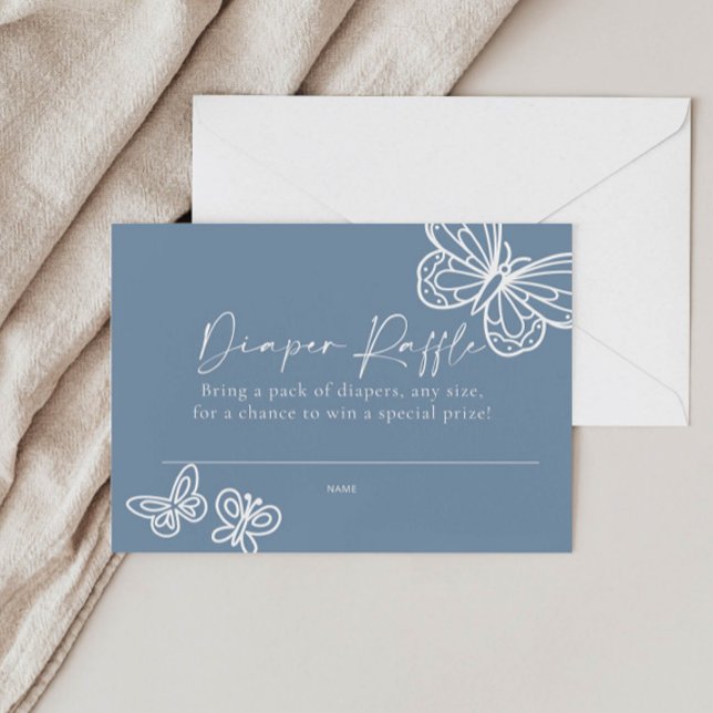 Diaper Raffle Baby Shower Card  (Creator Uploaded)
