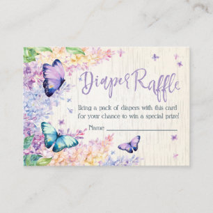 Diaper Raffle   Baby Shower Invitation Insert Card