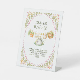Diaper Raffle Baby Shower Sign Locally Grown