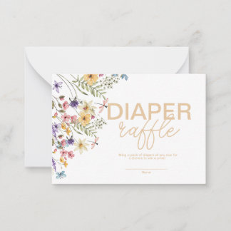 Diaper Raffle Card