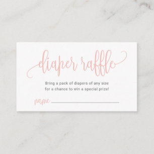 Diaper Raffle Card