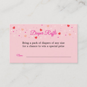 Diaper Raffle Card to Include with Invitations
