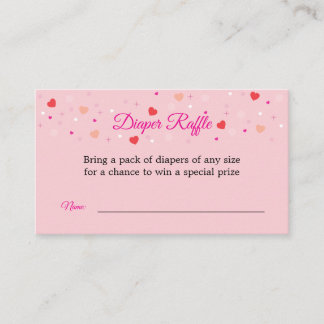 Diaper Raffle Card to Include with Invitations