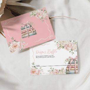 Diaper Raffle Cards   Story Book Baby Shower