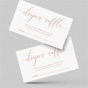 Diaper Raffle Insert for Baby Shower Invitation