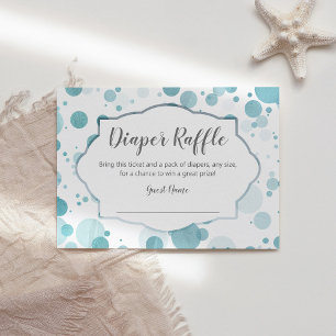 Diaper Raffle Insert for Baby Shower Invitation