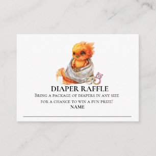 Diaper Raffle Little Baby Phoenix Enclosure Card