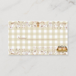 Diaper Raffle Little Birdie is on the way card
