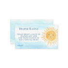 Diaper Raffle Sun Boy's Baby Shower