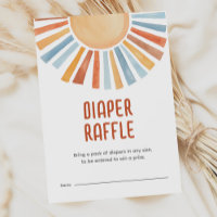 Diaper Raffle Sunshine Gender Neutral Baby Shower