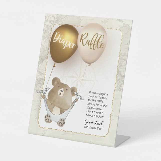 Diaper Raffle Tabletop Sign (Front)