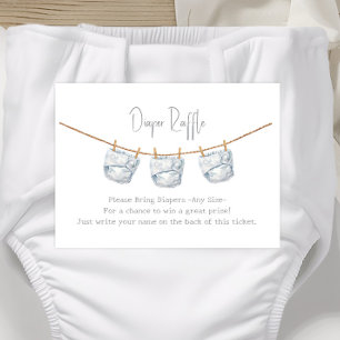 Diaper Raffle Ticket Neutral Baby Shower Enclosure Card