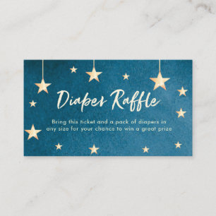 Diaper Raffle ticket   Twinkle little star Enclosure Card