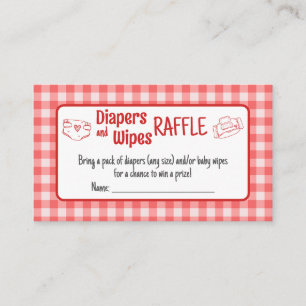 Diapers and Wipes Raffle Tickets