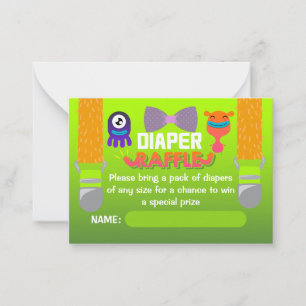 DIAPPER RAFFLE - They've Created a Monster Card