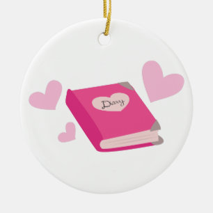 Diary Ceramic Tree Decoration