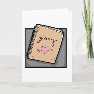 Diary Greeting Cards