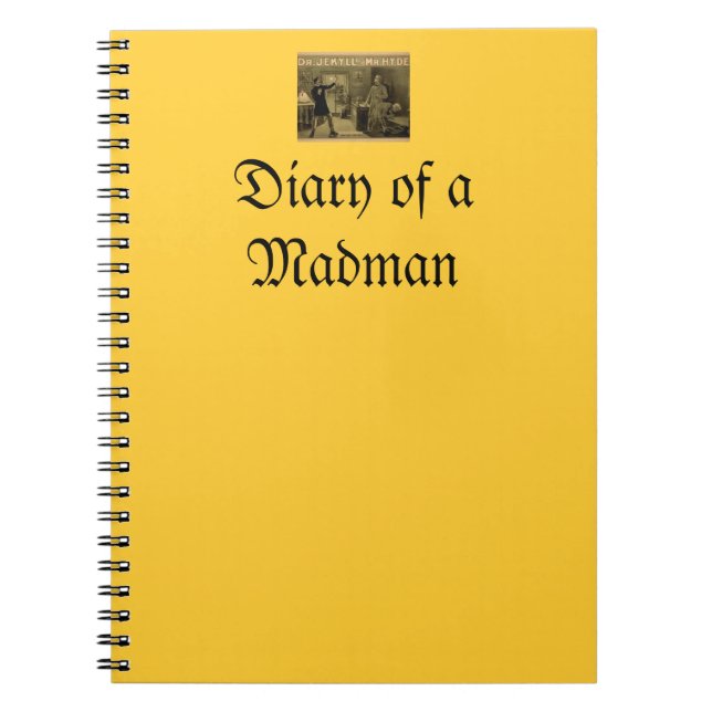 Diary of a Madman notebook (Front)