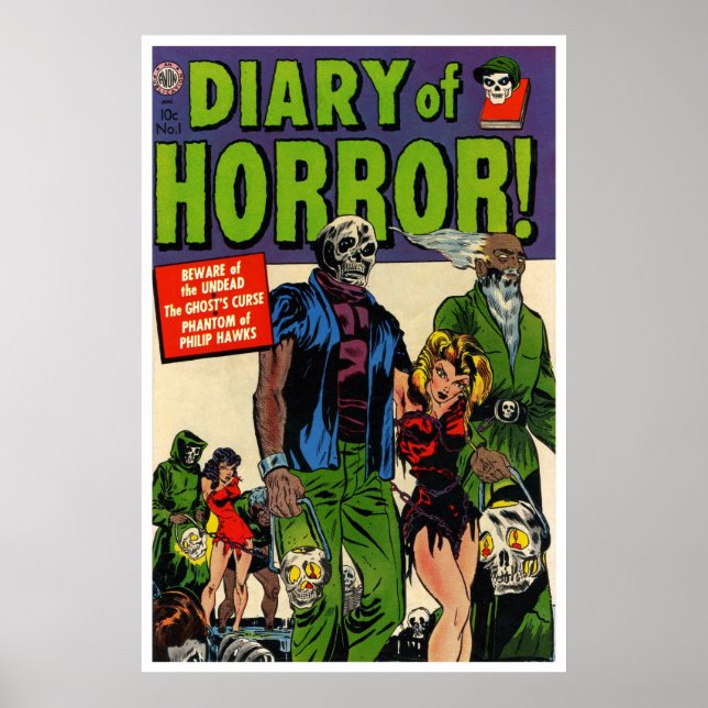 Diary of Horror #1 (1952) Poster (Front)