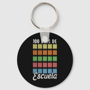 Dias De Escuela Class 100 Days Of School Pupil Kid Key Ring