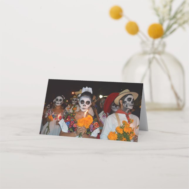 Dias de los muertos loyalty card (Front)