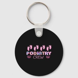 Diatry Crew Footprint Leopard Diatrist Valentine's Key Ring