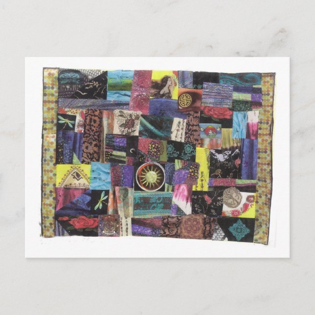 Dibble_Artworks_043_Crazed_Quilt_2 Postcard (Front)