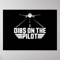 Dibs On  Pilot Aviation Aircraft Plane Girlfriend