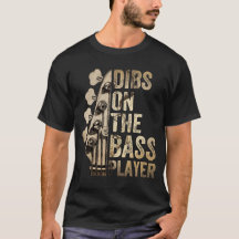 Dibs on the bass player guitar music band 