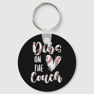 Dibs On The Coach Baseball Wife Funny Sports Coach Key Ring