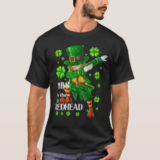 Dibs On The Redhead Dabbing Leprechaun St Patricks T-Shirt