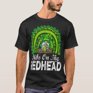 Dibs On The Redhead Irish St Patricks Day Shamrock T-Shirt