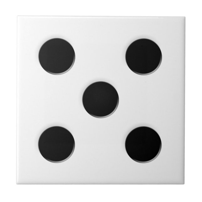 Dice 5 Pips Tile (Front)