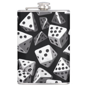 Dice Delight: A Geometric Cascade Hip Flask