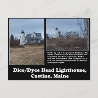 Dice/Dyce Head Lighthouse Postcard