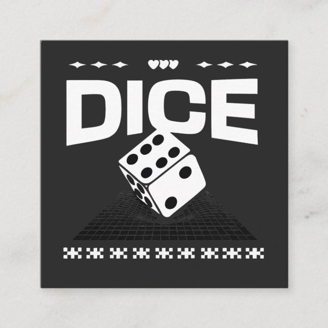 Dice Enclosure Card (Front)