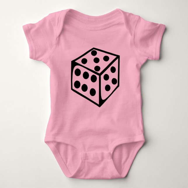 Dice - Five Baby Bodysuit (Front)