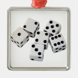 Dice Games Metal Tree Decoration