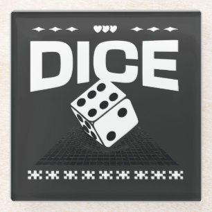 Dice Glass Coaster