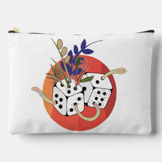 Dice in Parallel Universe Accessory Pouch