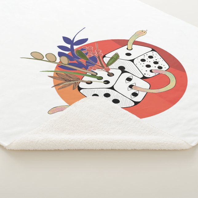 Dice in Parallel Universe Sherpa Blanket (3/4)