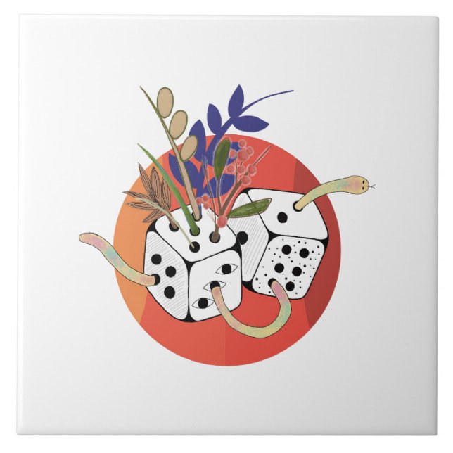 Dice in Parallel Universe Tile (Front)