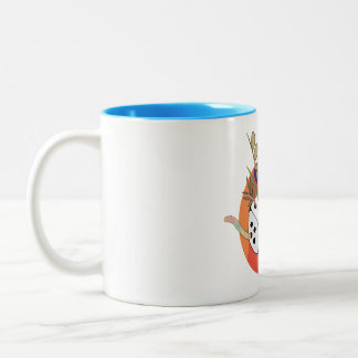 Dice in Parallel Universe Two-Tone Coffee Mug